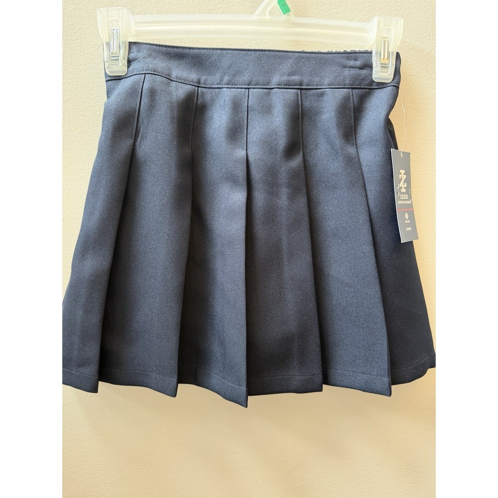 IZOD Girls Pleated‎ Skirt Dark Blue Size 8
